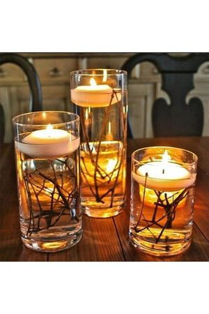 Cylinder Candle Holder 3 pcs