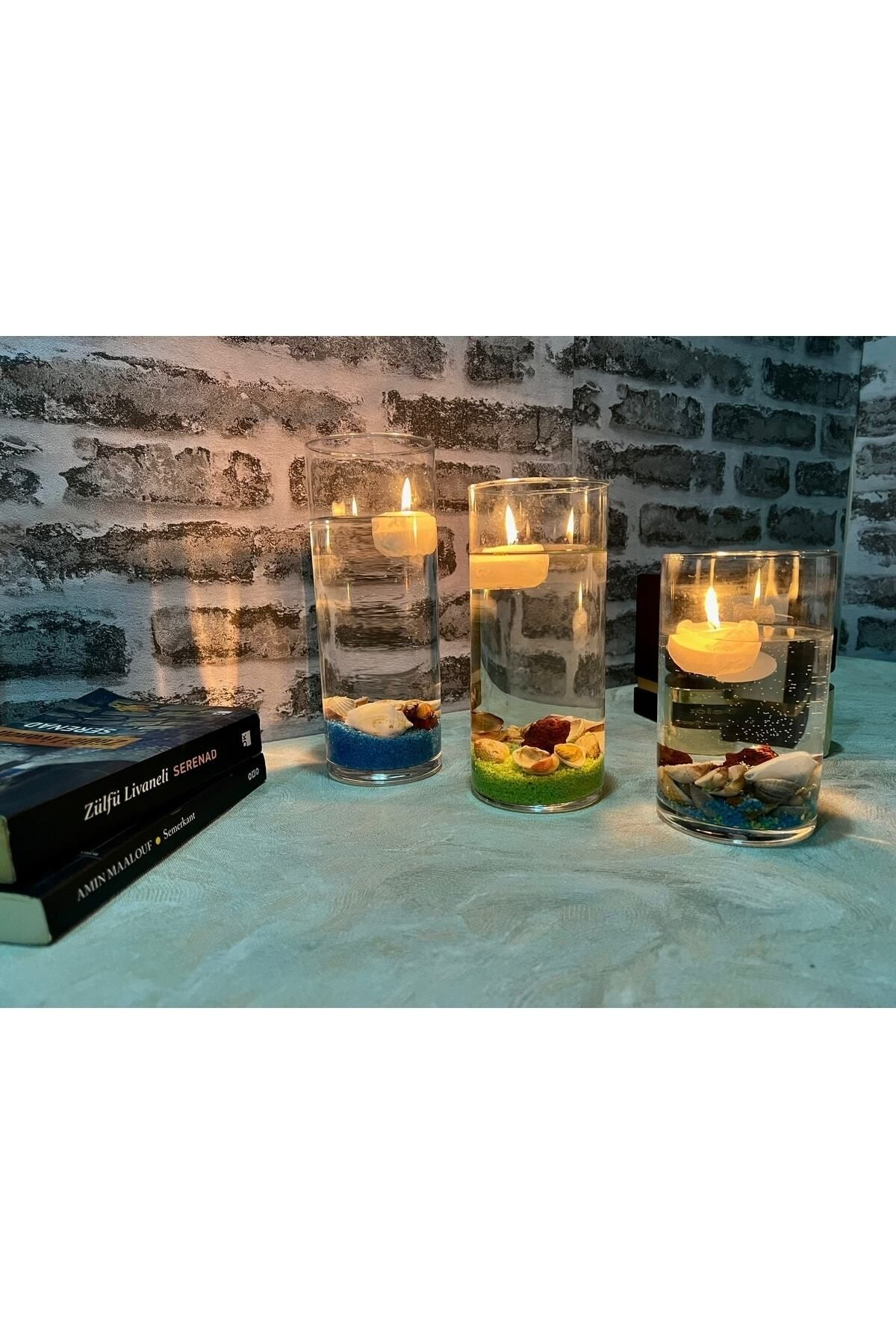 3-Piece Cylinder Candle Holder -rsglassware Diameter 9 Cm - Lengths 12 - 15 - 20 Cm