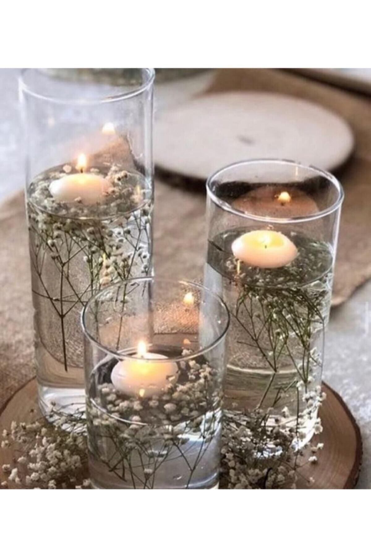 3-Piece Cylinder Candle Holder -rsglassware Diameter 9 Cm - Lengths 12 - 15 - 20 Cm