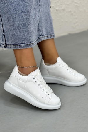 Women's Orthopedic Transparent Sole Skin Sneaker Casual Sneakers 032