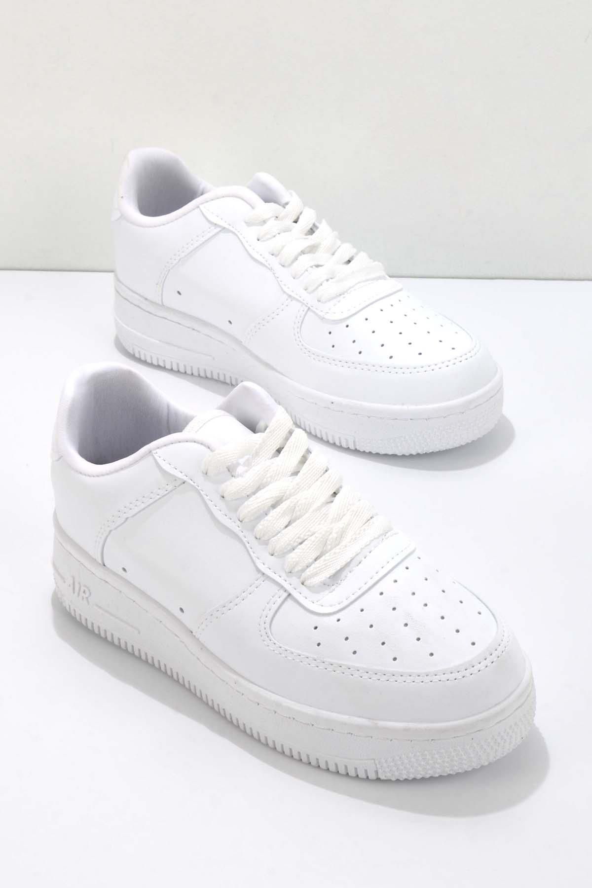 Women's White Sneakers Air F. Slz0001