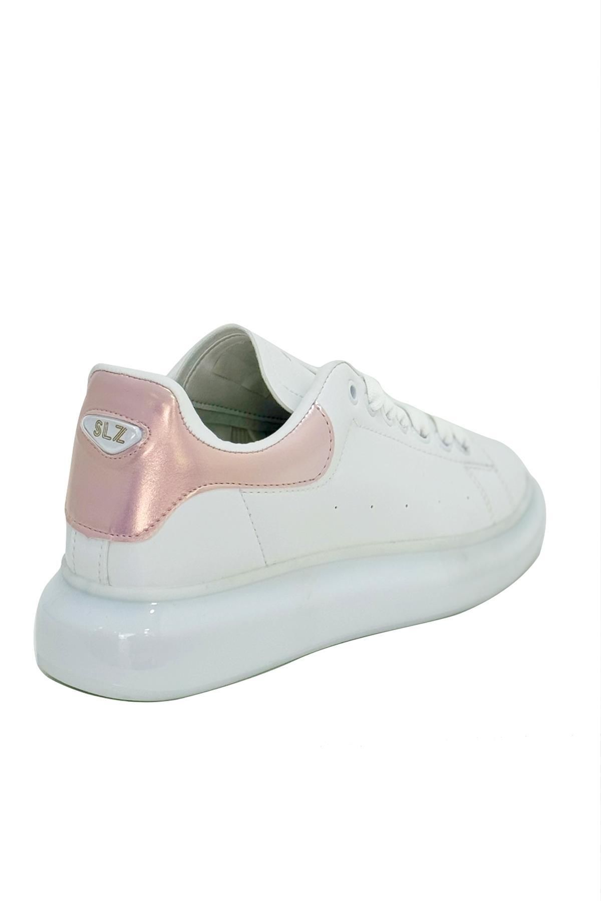 Women's Orthopedic Transparent Sole Skin Sneaker Casual Sneakers 032