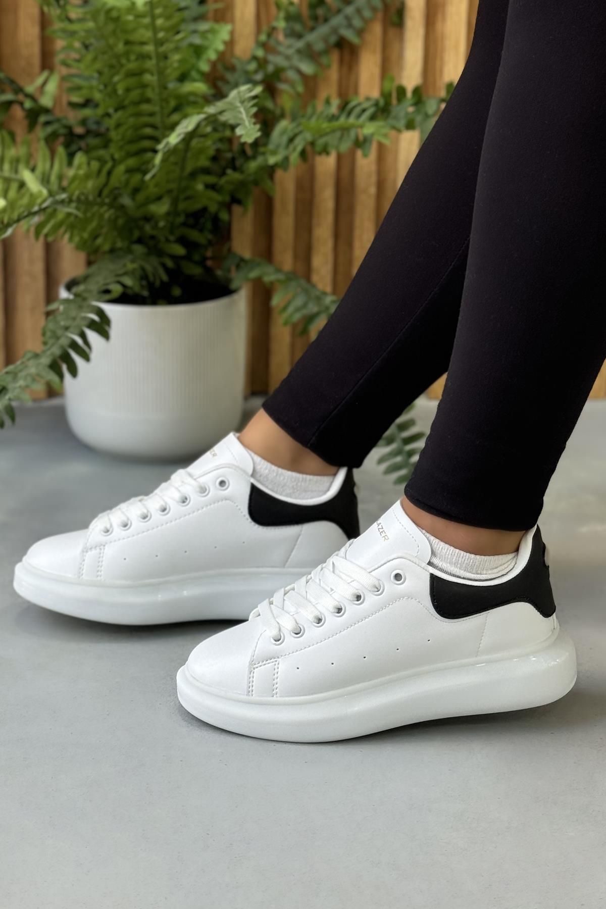 Women's Orthopedic Transparent Sole Skin Sneaker Casual Sneakers 032