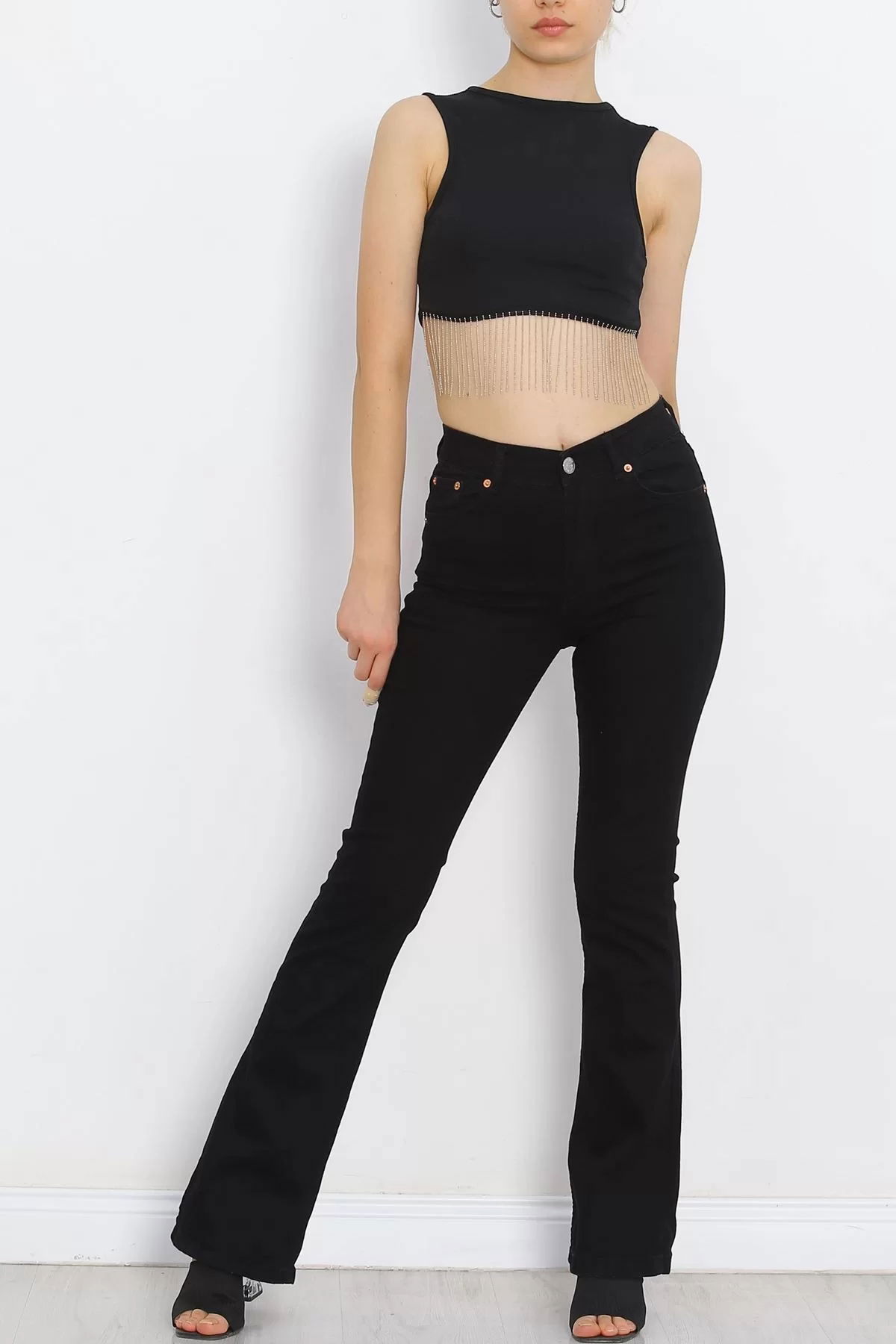 Flared Jeans Black - 18974.1431.