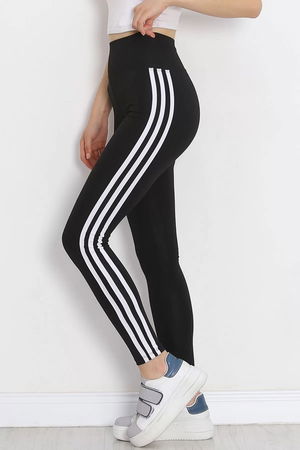 Striped Diving Leggings Black - 16801.1567.