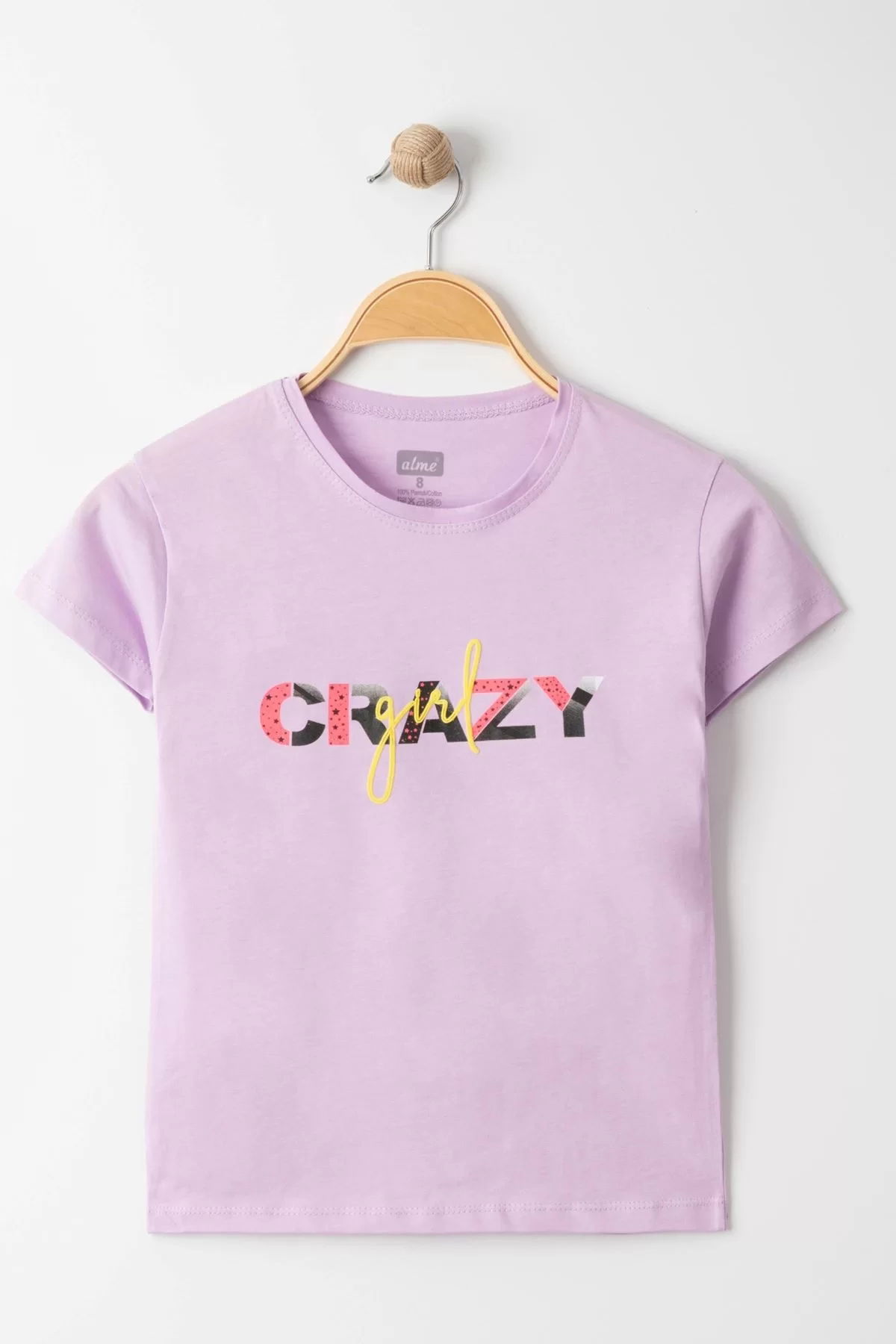 8-12 Years Printed Kids T-Shirt Lilac - 724079.1576.