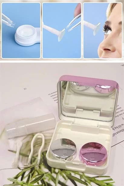 Tufeyo Portable Functional Protective Mini Hygienic Contact Lens Storage Box For Travel