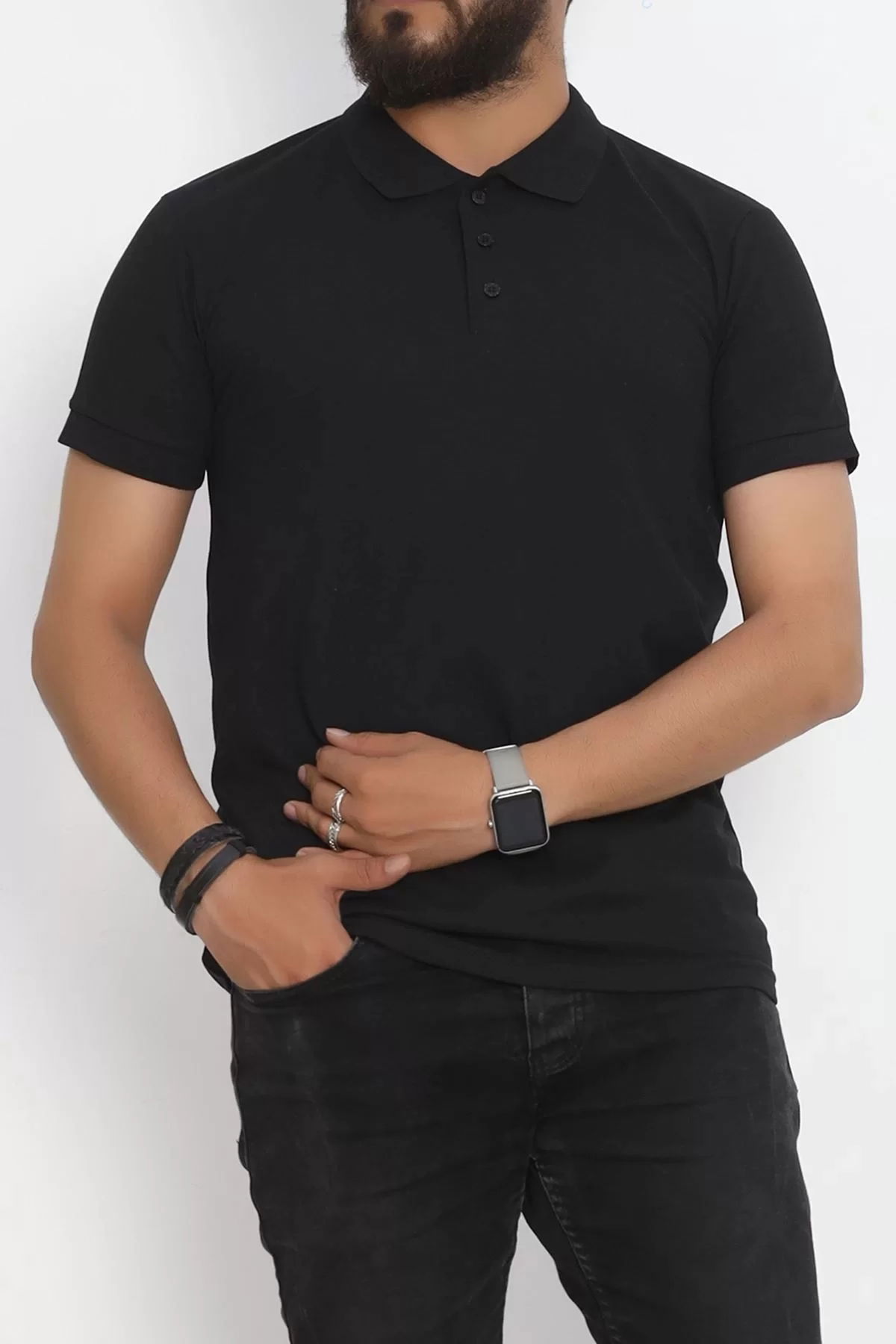 Polo T-shirt Black - 16518.1778.