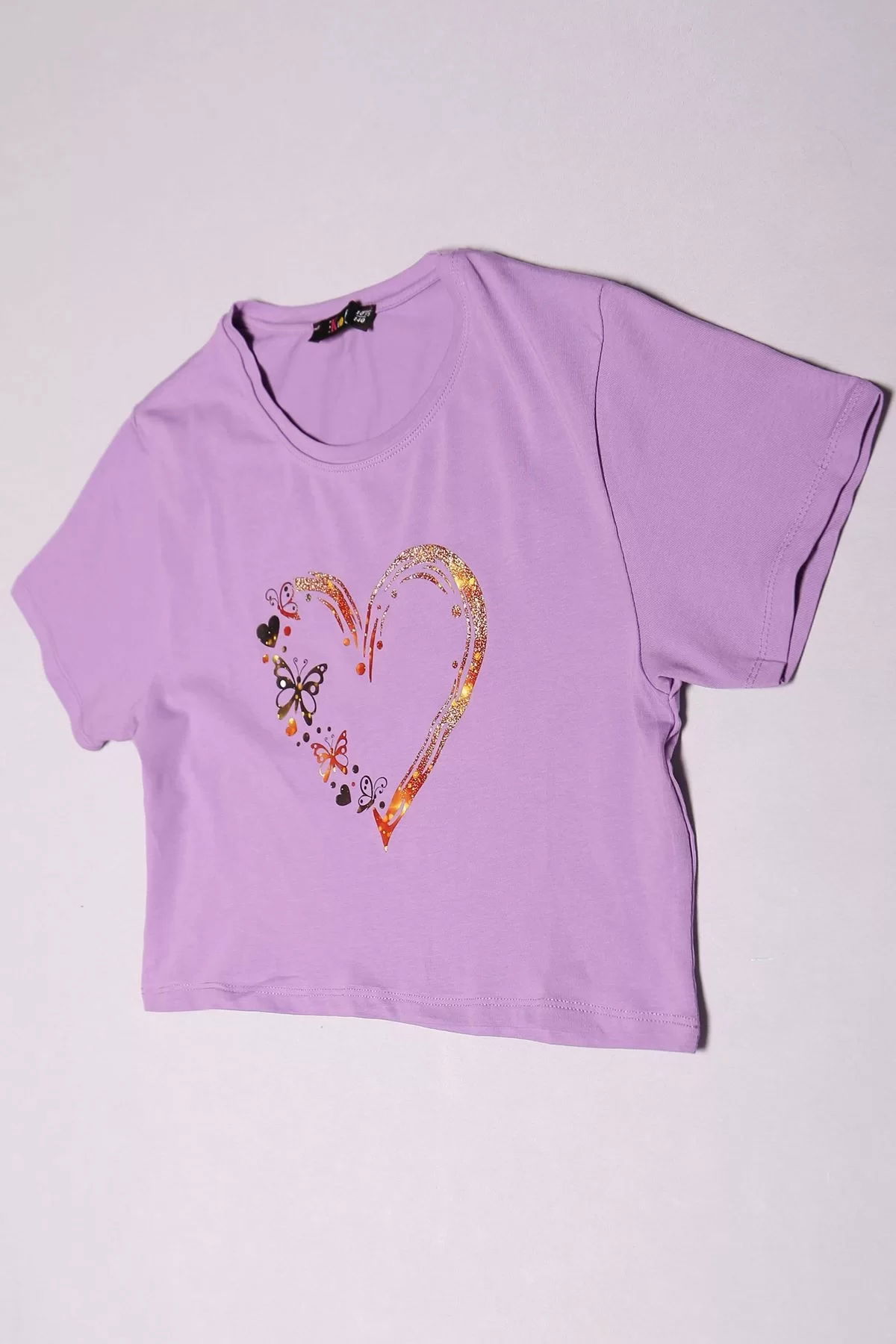 10-16 Years Printed Kids T-Shirt Lilac - 17793.1567.