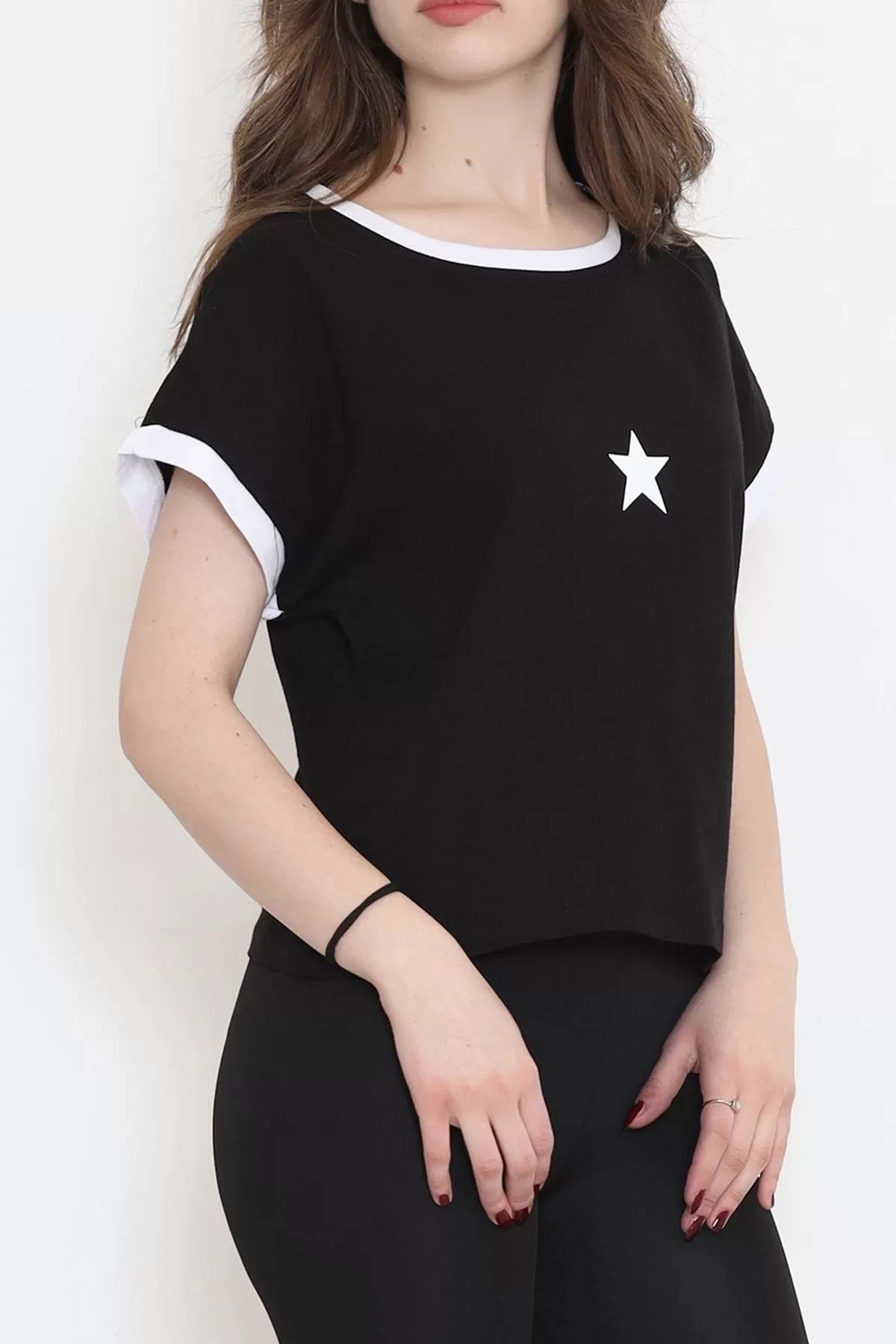 Printed T-shirt Black - 16555.1567.