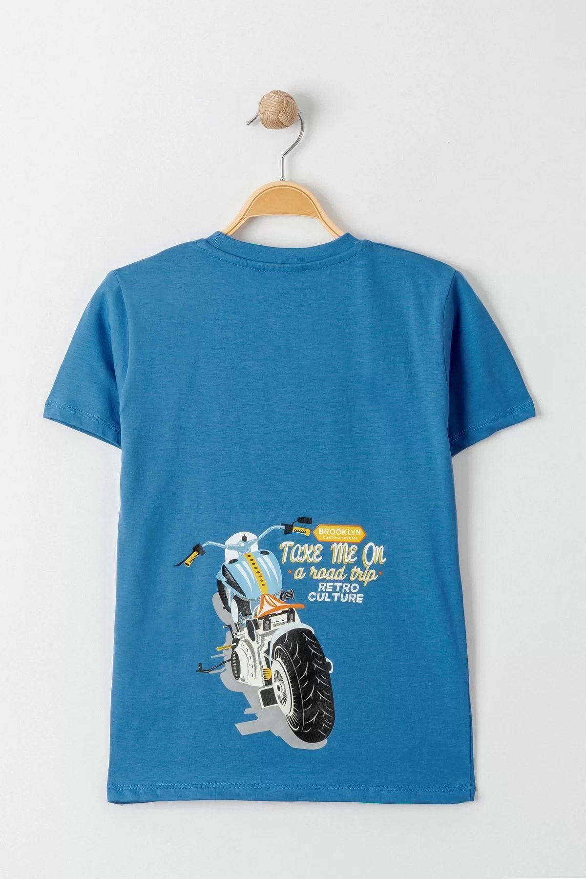 3-7 Years Printed Kids T-Shirt Indigo - 224240.1576.