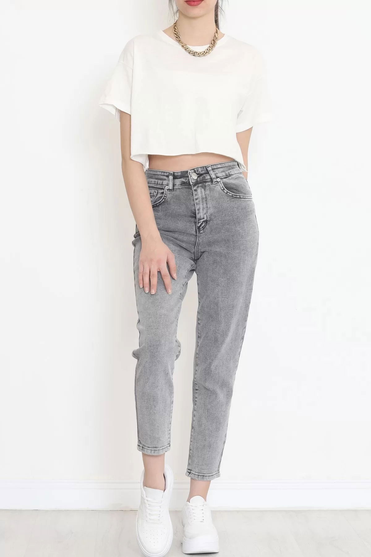 Boyfriend Jeans Açıkgri4 - 11917.1431.