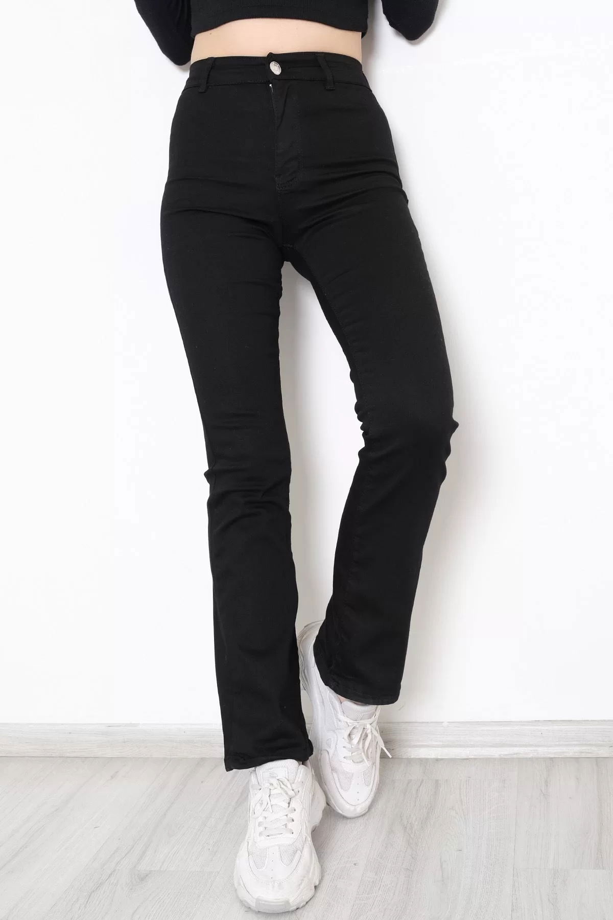 Flared Fade-Free Jeans Black - 1432.1431.