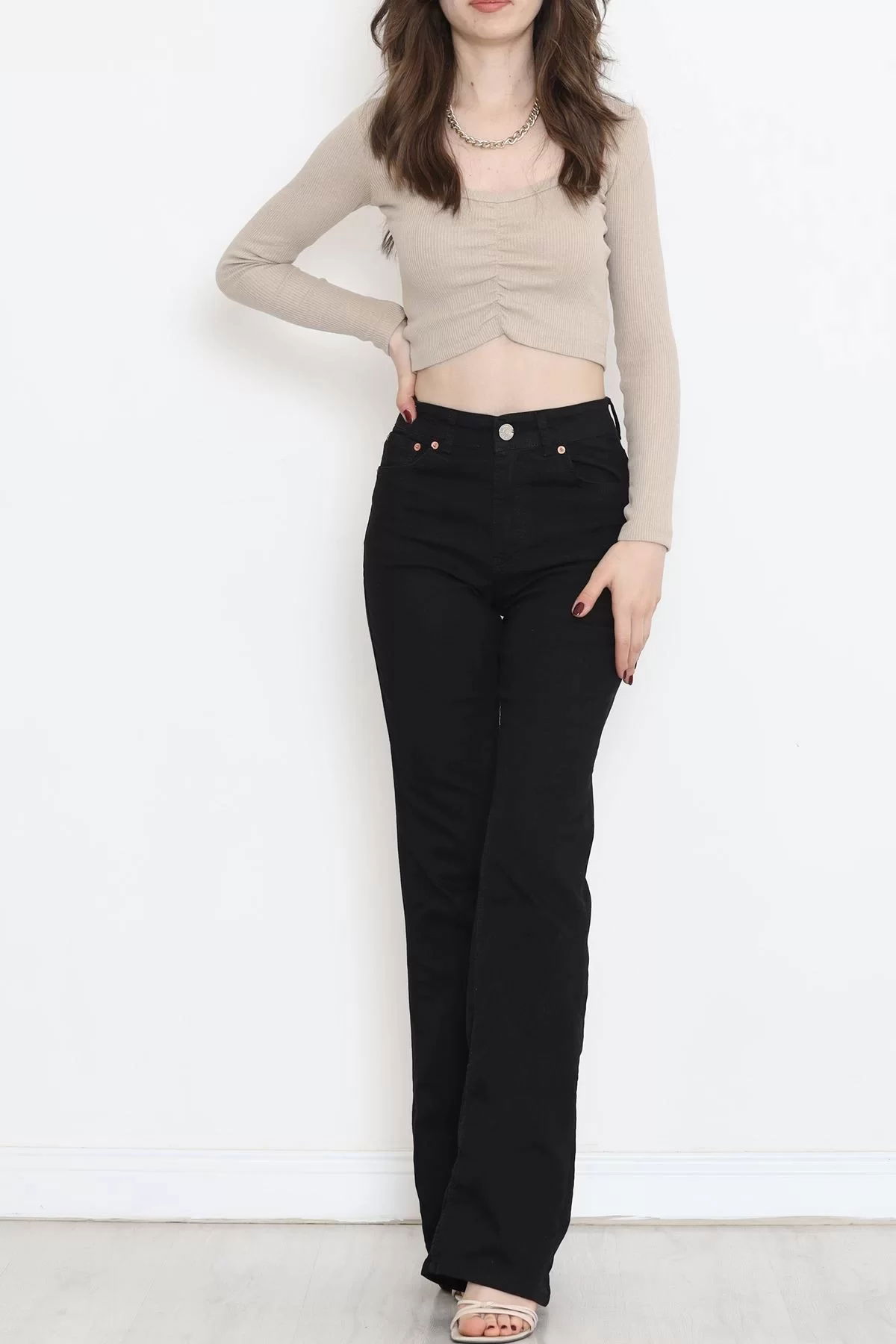 Flared Jeans Black3 - 11878.1431.