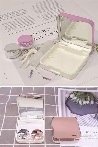 Tufeyo Portable Functional Protective Mini Hygienic Contact Lens Storage Box For Travel