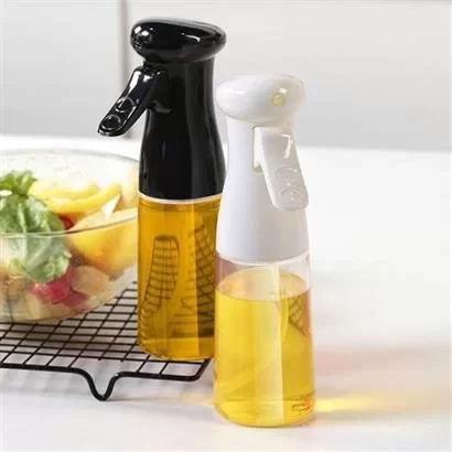 Tufeyo Multipurpose Glass Bottle Sprayer Dispenser Oil Dispenser Lemon Dispenser Vinegar Sauce Dispenser Spray Black