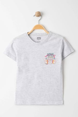 3-7 Years Printed Kids T-Shirt Gray - 624059.1576.