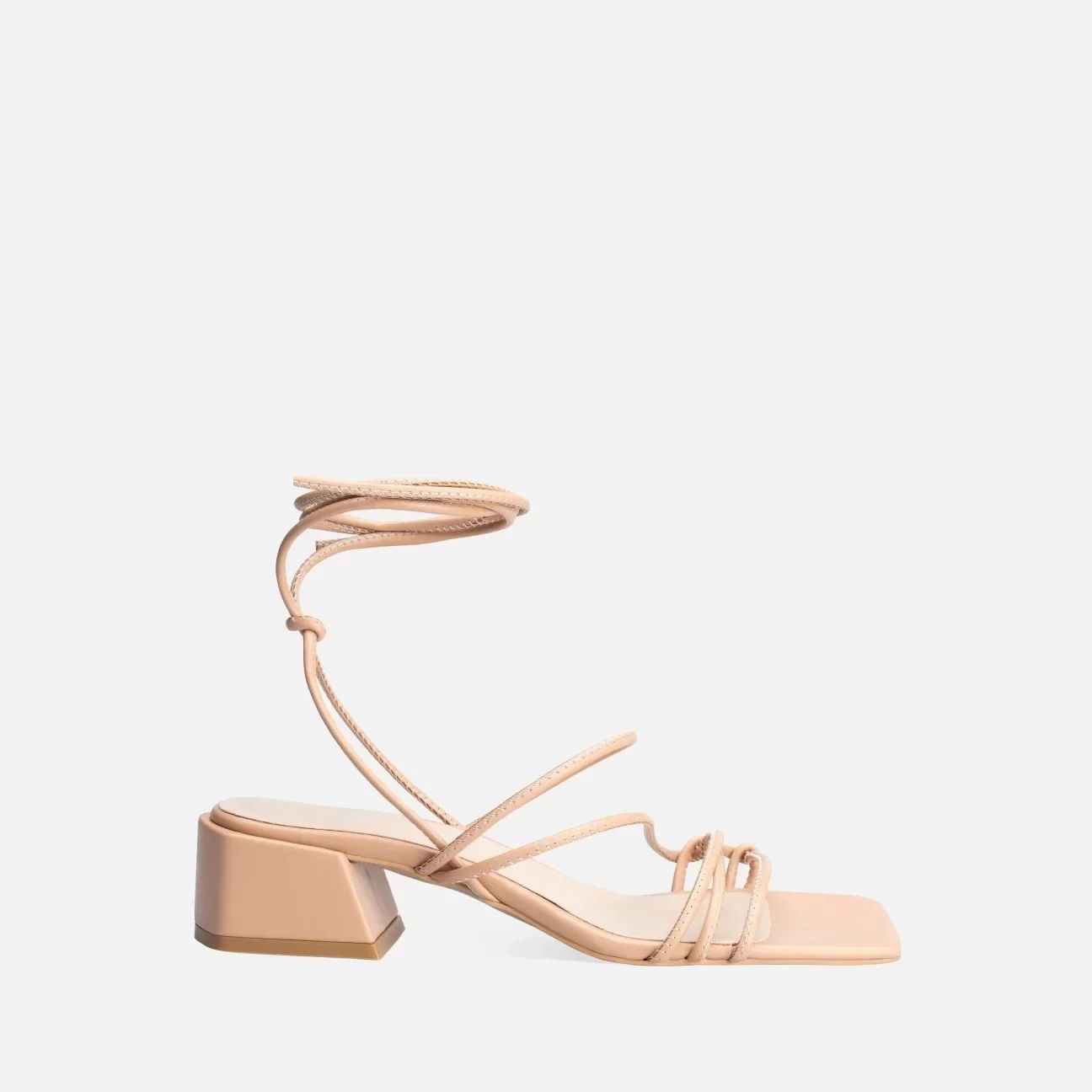 Merdi Nude Skin Heeled Shoes