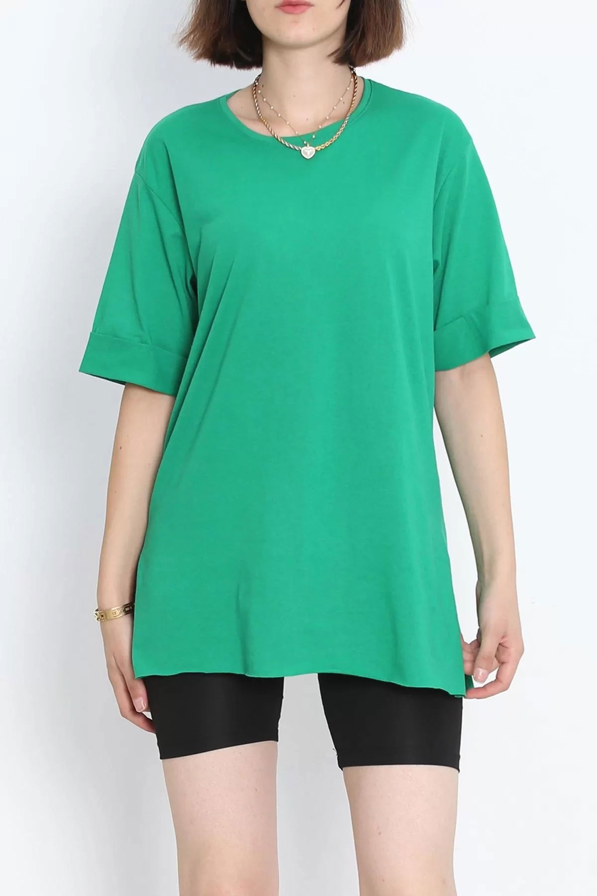 Plus Size Double Sleeve T-Shirt Benetton - 15788.1778.