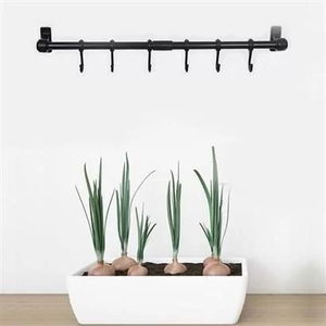 Tufeyo Wall Mounted Decor Spoon Holder and Mug Hanger with 6 Hooks