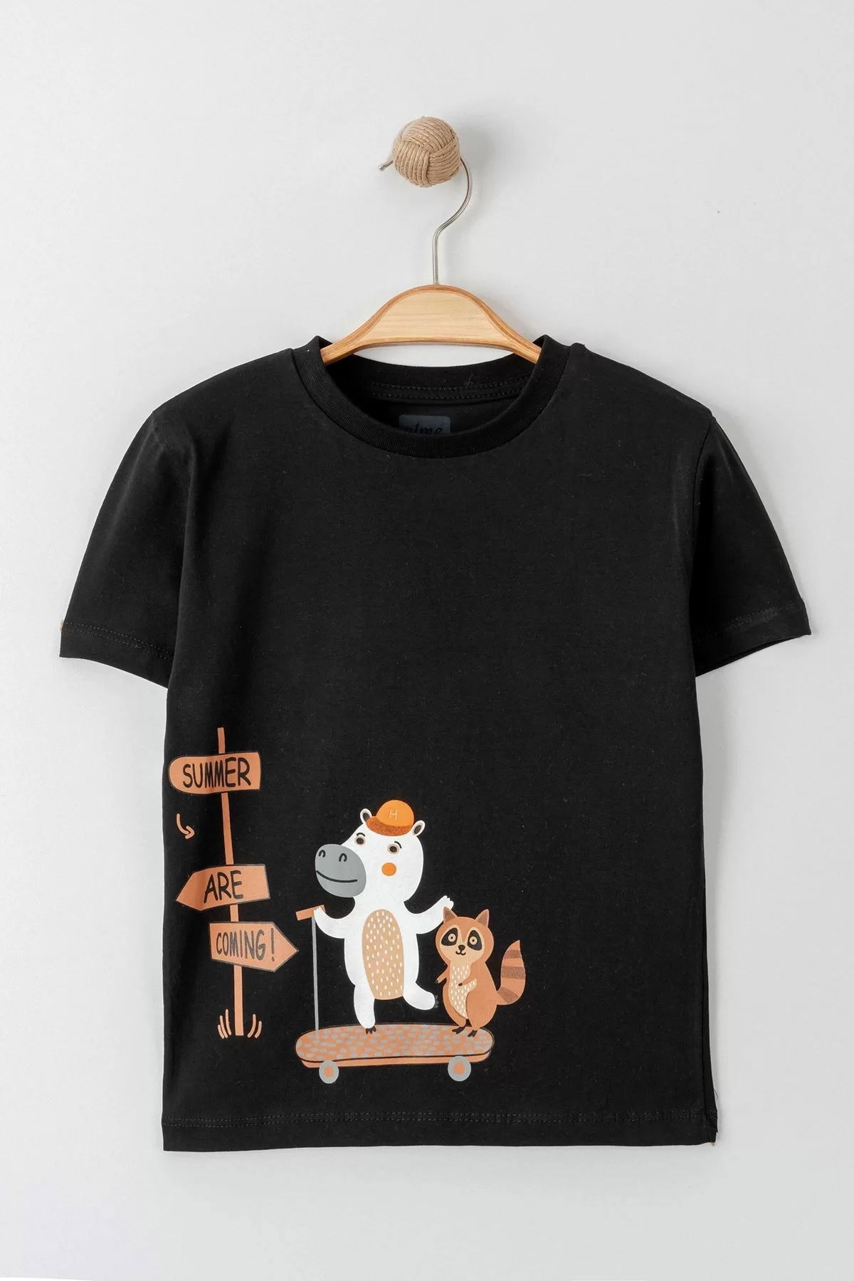 1-4 Years Printed Kids T-Shirt Black - 124029.1576.