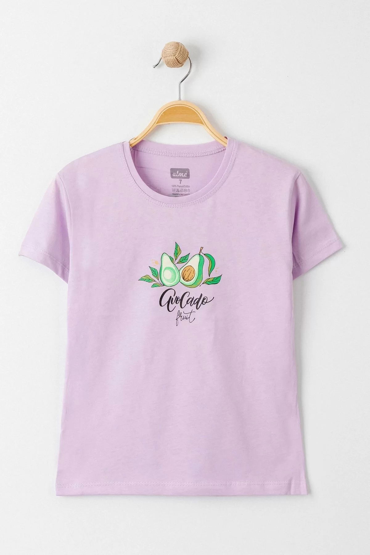 3-7 Years Printed Kids T-Shirt Lilac - 624039.1576.