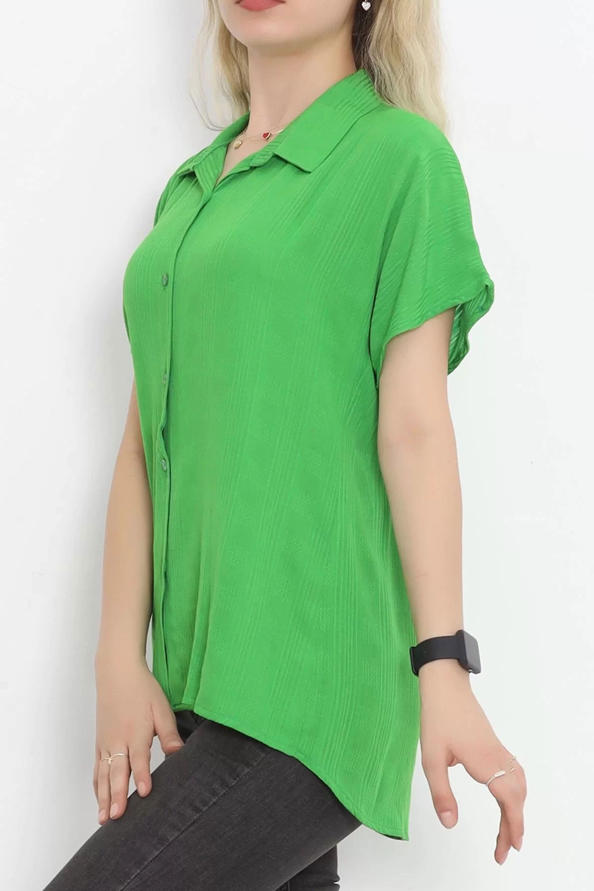 Bat Sleeve Shirt Light Green - 16508.1775.