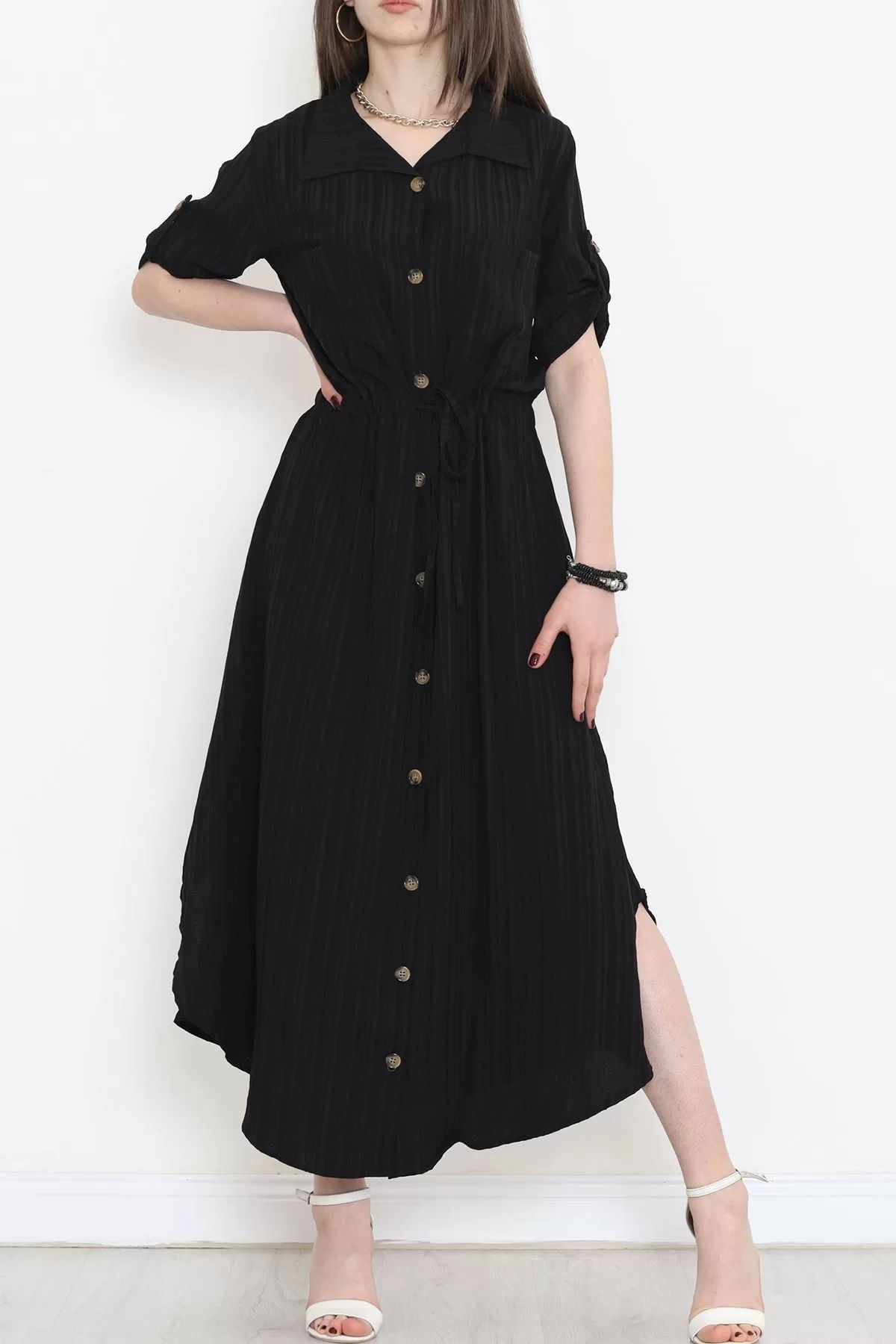 Double Pocket Dress Black - 152343.701.