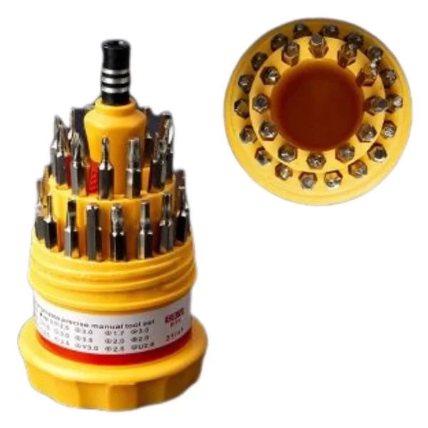 Tufeyo Medium 31 Piece Precision Screwdriver Bits Bit Set Egg Screwdriver