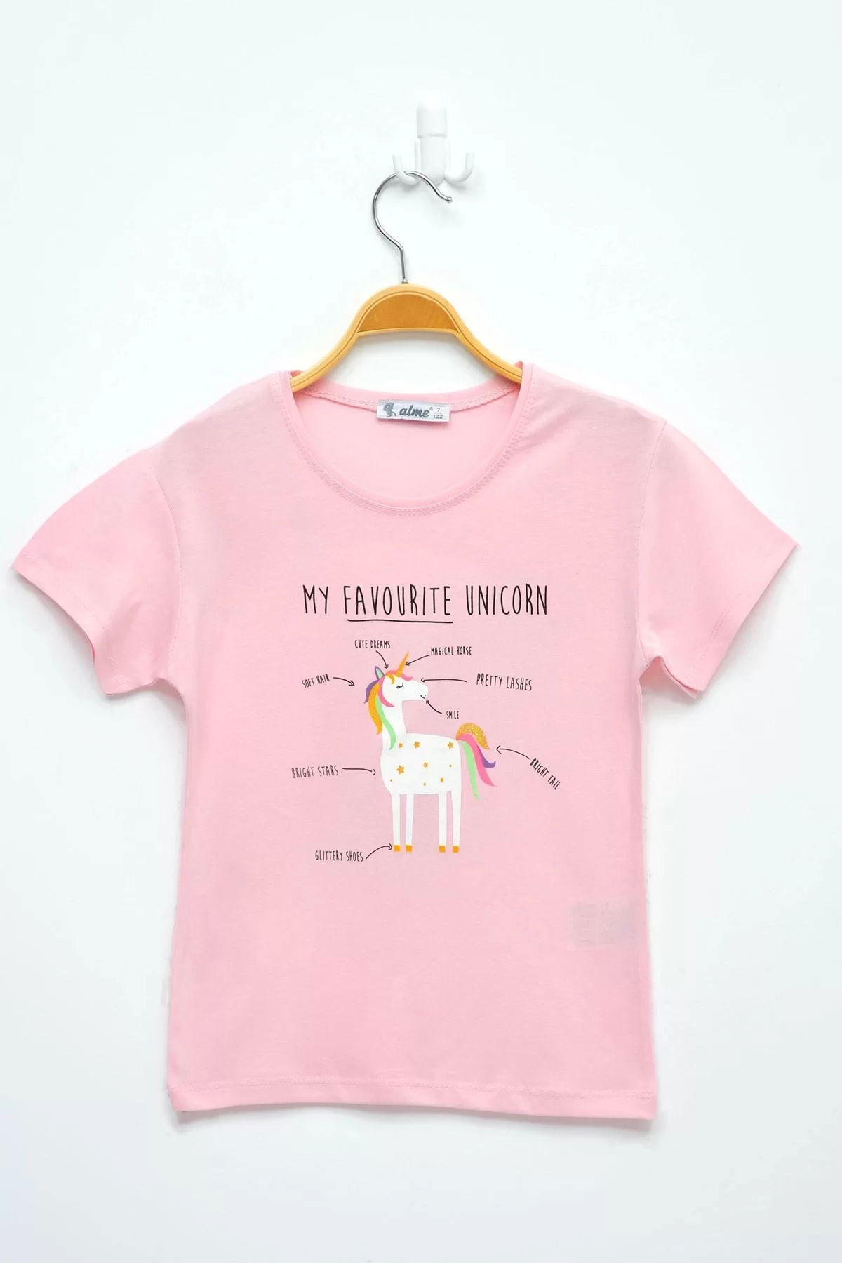 3-7 Years Printed Kids T-Shirt Pink - 624128.1576.