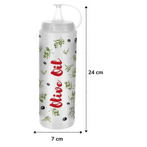 Tufeyo Transparent Lid Leakproof Oil Pot Sauce Bottle Plastic Oil Pot Master Chef Ap-9471