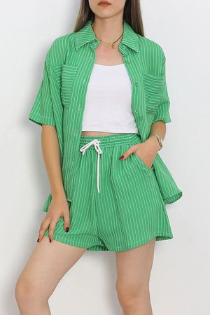 Oversize Shorts Set Green - 18943.1247.