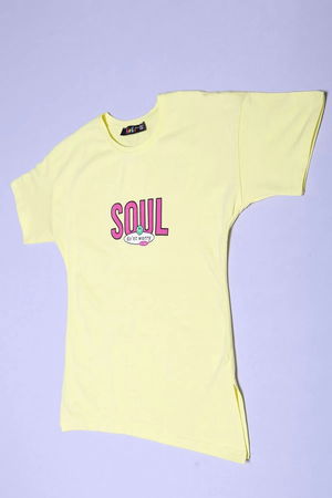 10-16 Years Printed Kids T-Shirt Yellow - 18051.1567.