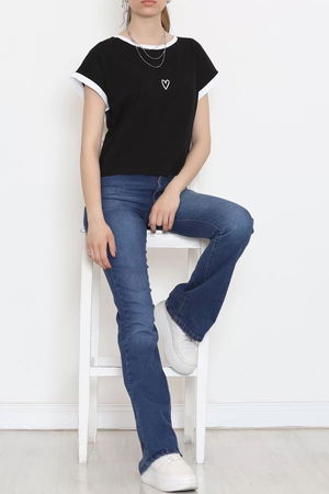 Printed T-shirt Black - 16554.1567.