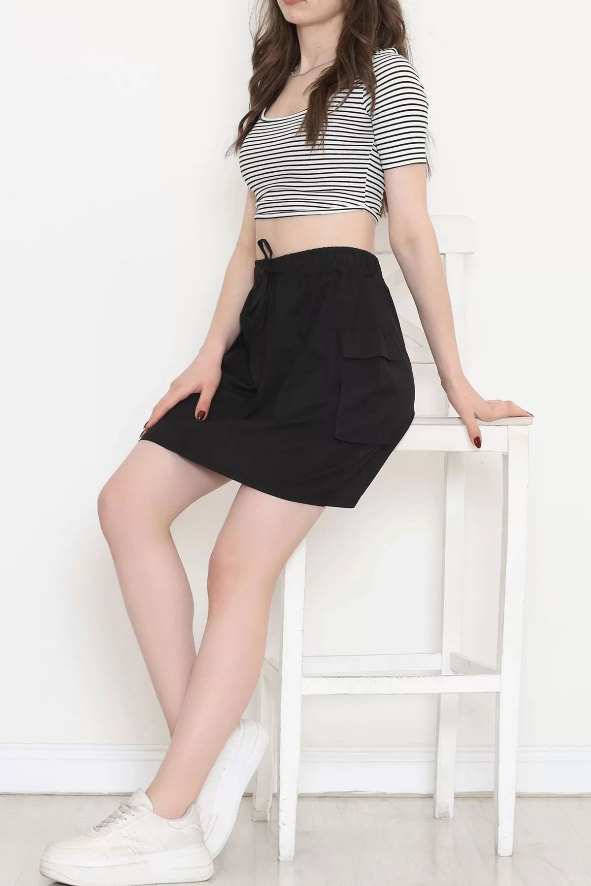 Double Pocket Skirt Black - 3468.1595.