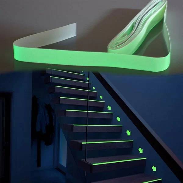 Tufeyo 4 Meters Phosphorescent Green Strip Tape with Reflected Light in the Dark