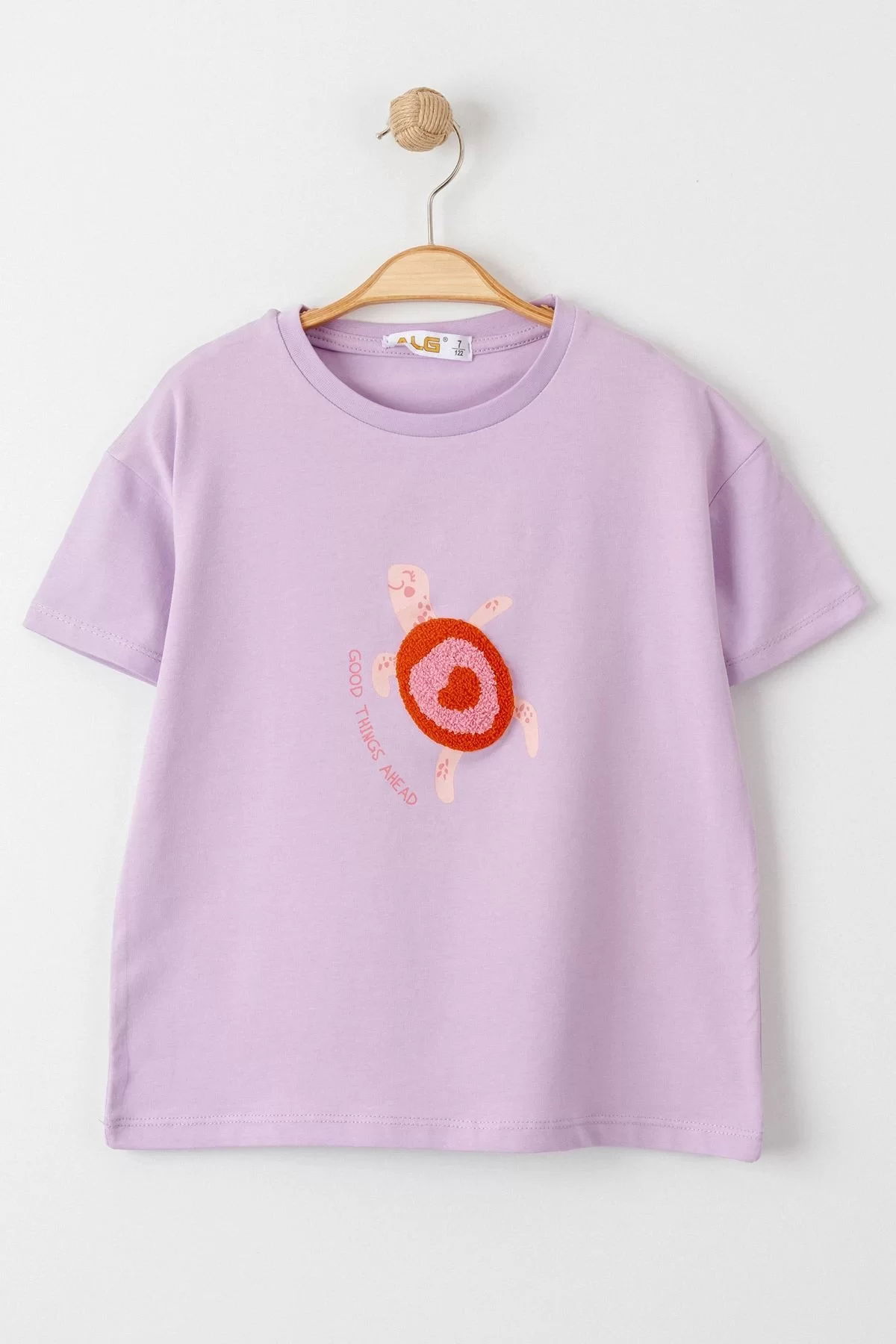 3-7 Years Printed Kids T-Shirt Lilac - 624645.1576.