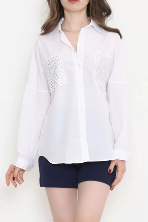 Metal Stone Shirt White - 955.1247.