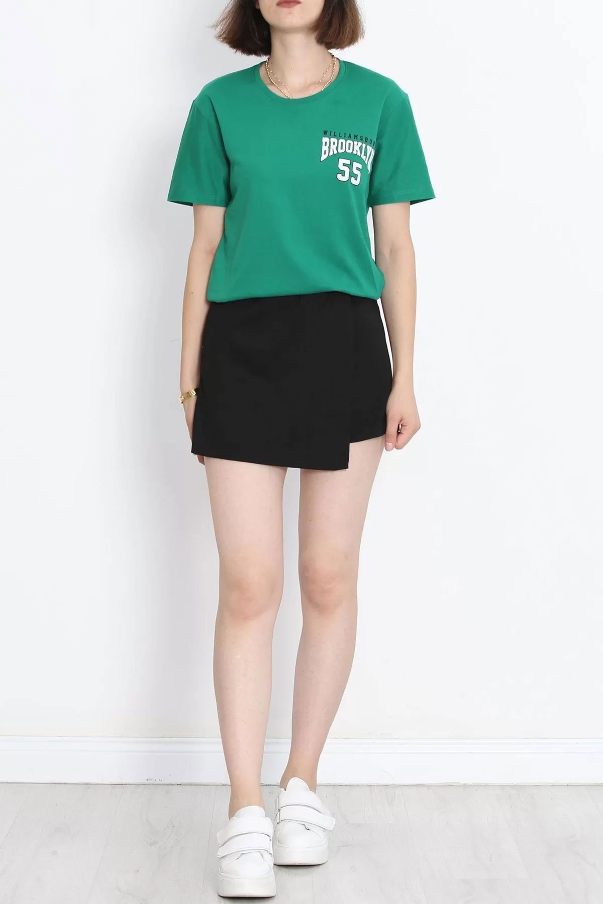 Printed T-shirt Dark Green - 17381.1778.