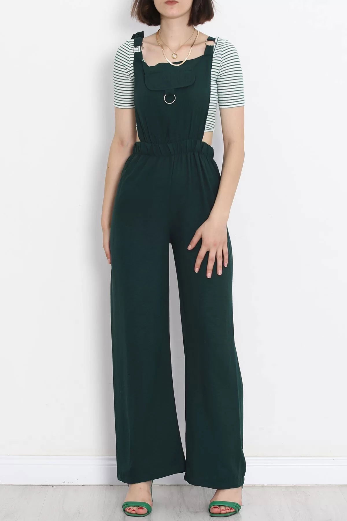 Jumpsuit Emerald with Elastic Waist - 18530.683.