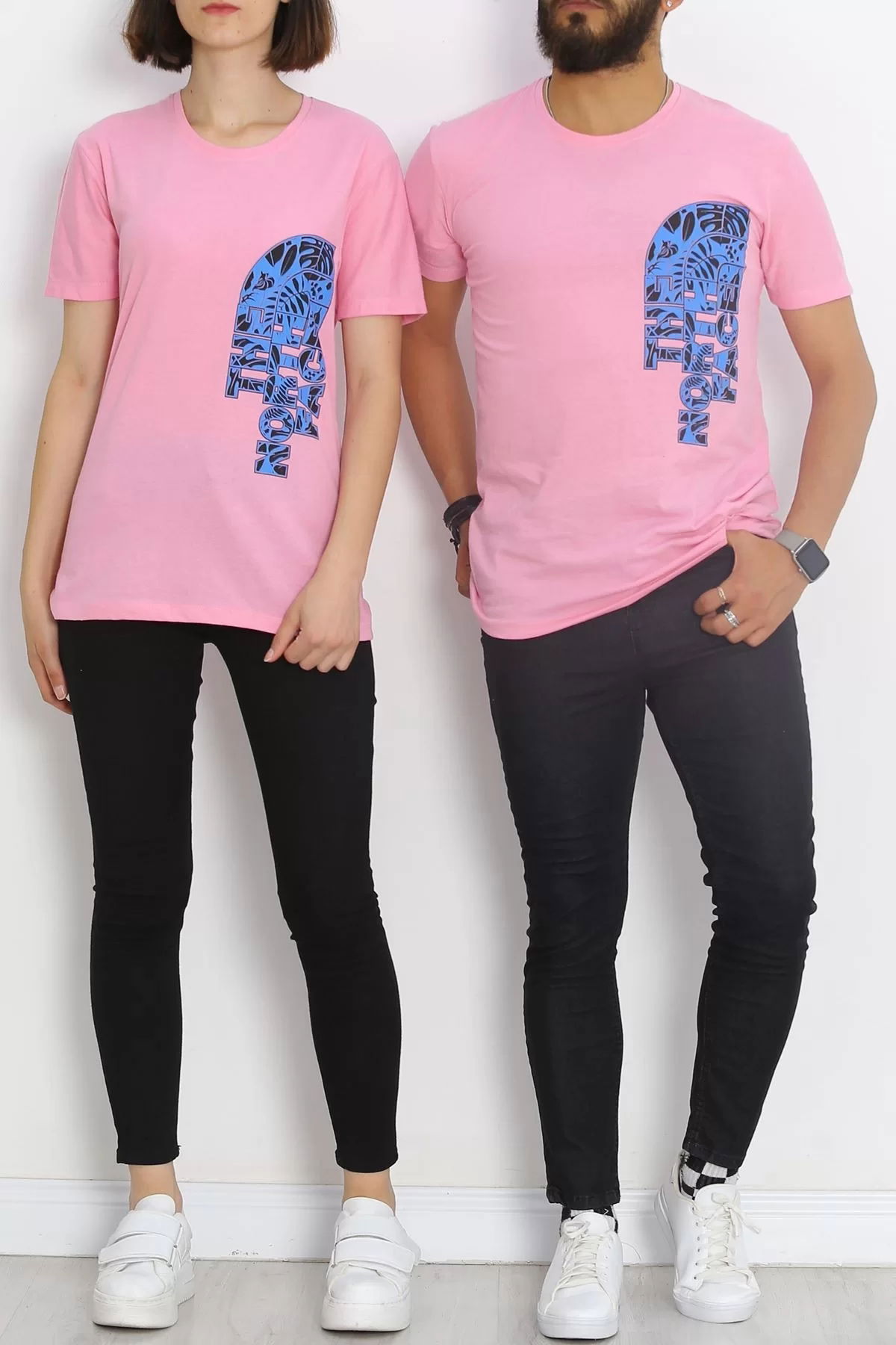 Printed T-shirt Pink - 17376.1778.