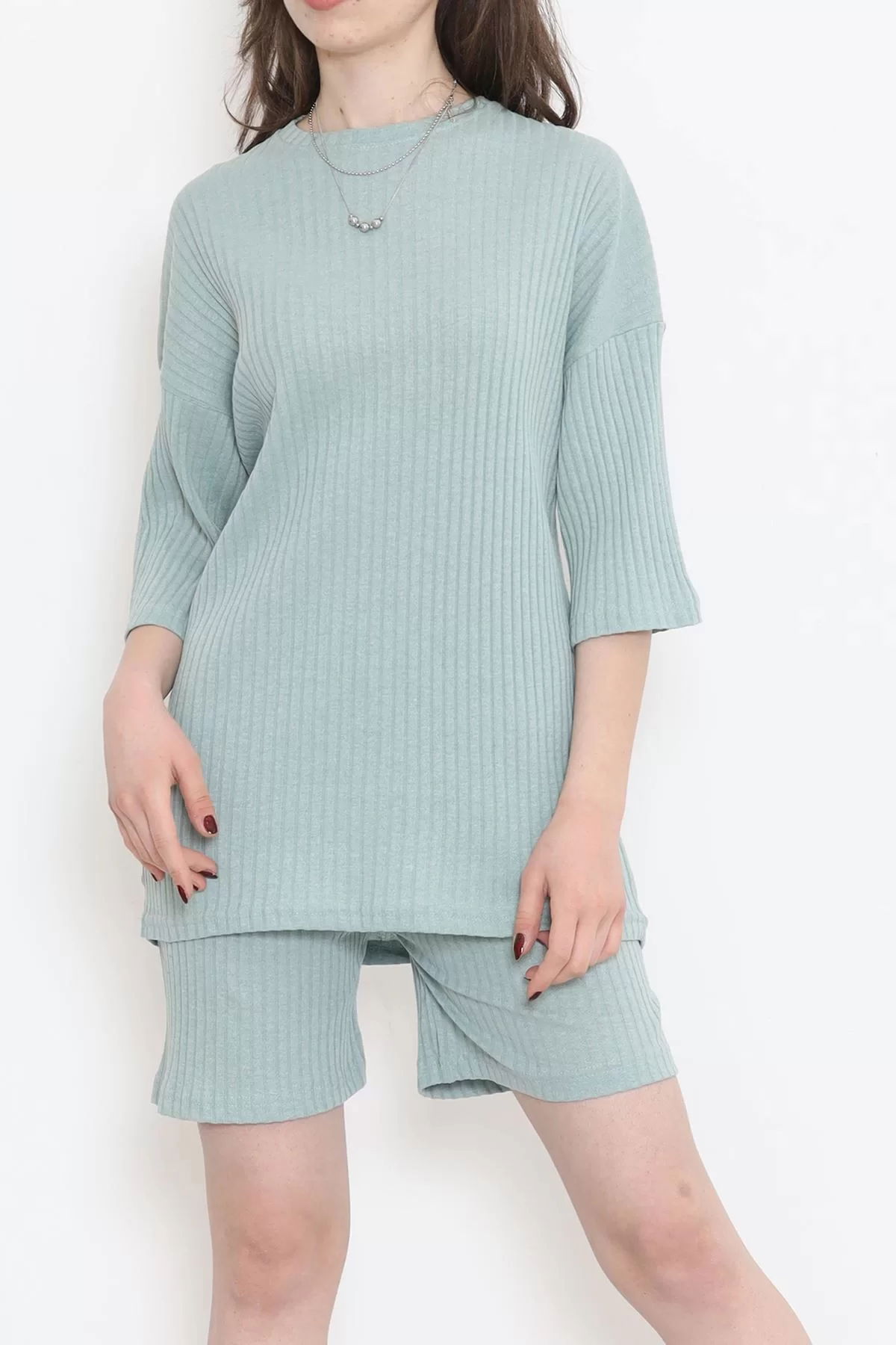 Crew Neck Shorts Set Mint - 11552.1567.