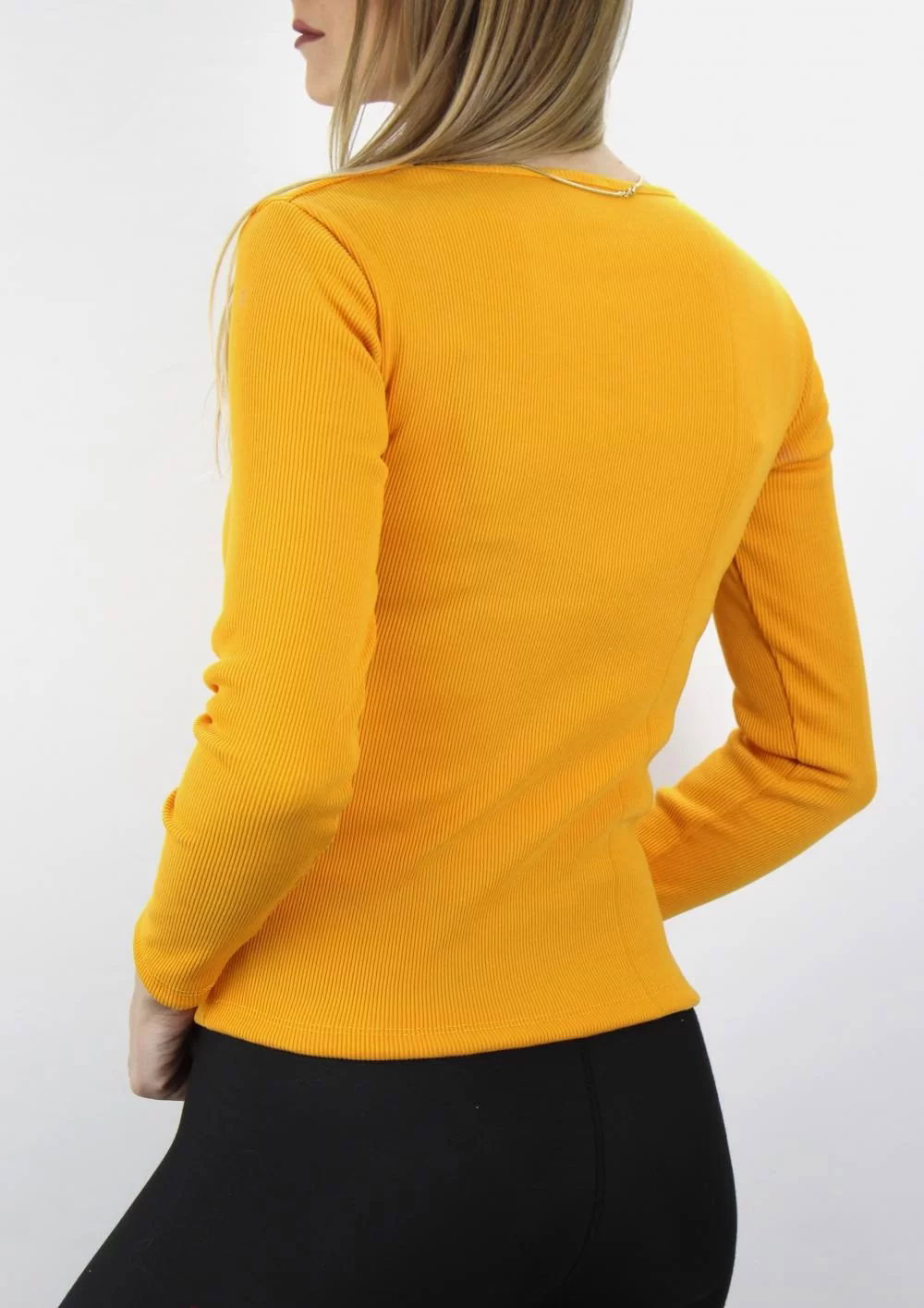 Square Neck Blouse Mustard - 121.345