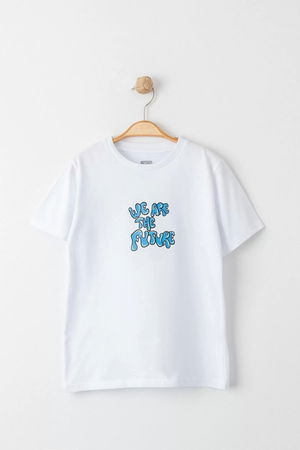 3-7 Years Printed Kids T-Shirt White - 224258.1576.