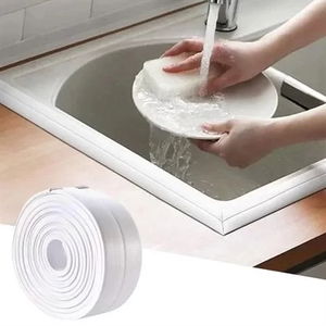 Tufeyo Waterproof Bathroom Kitchen Sink Bathtub Insulation Strip Tape, Sink Edge Tape 3.2 Mt X 38 Mm