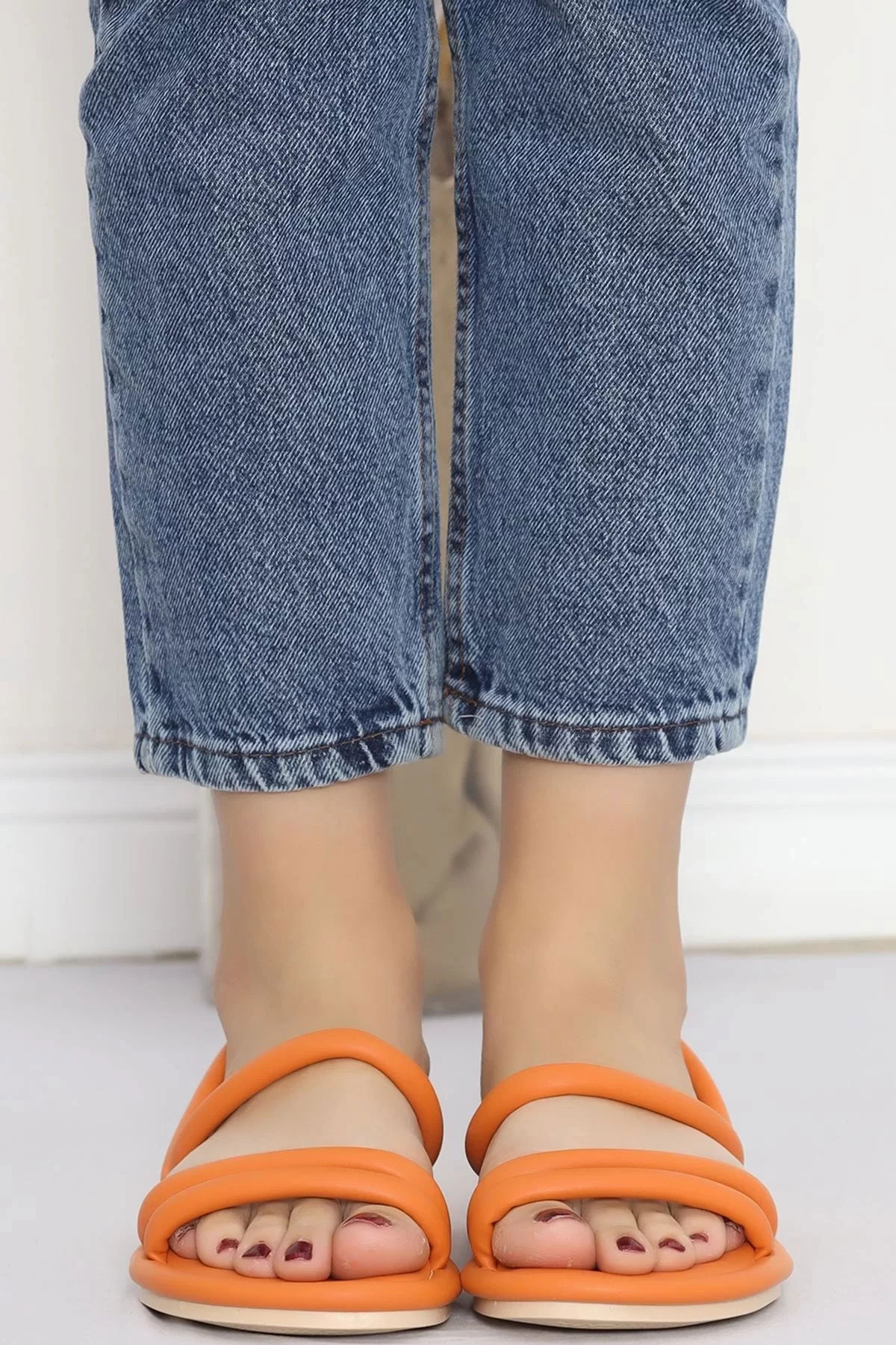 Strappy Sandals Orange - 16684.264.