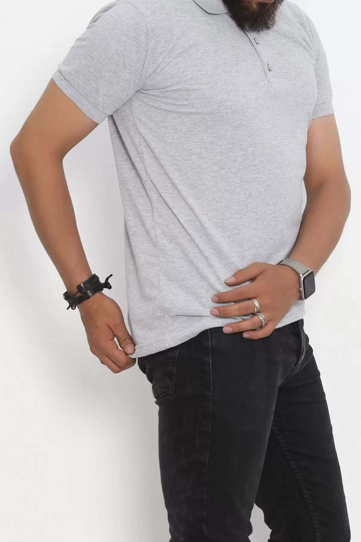 Polo T-shirt Gray - 16518.1778.