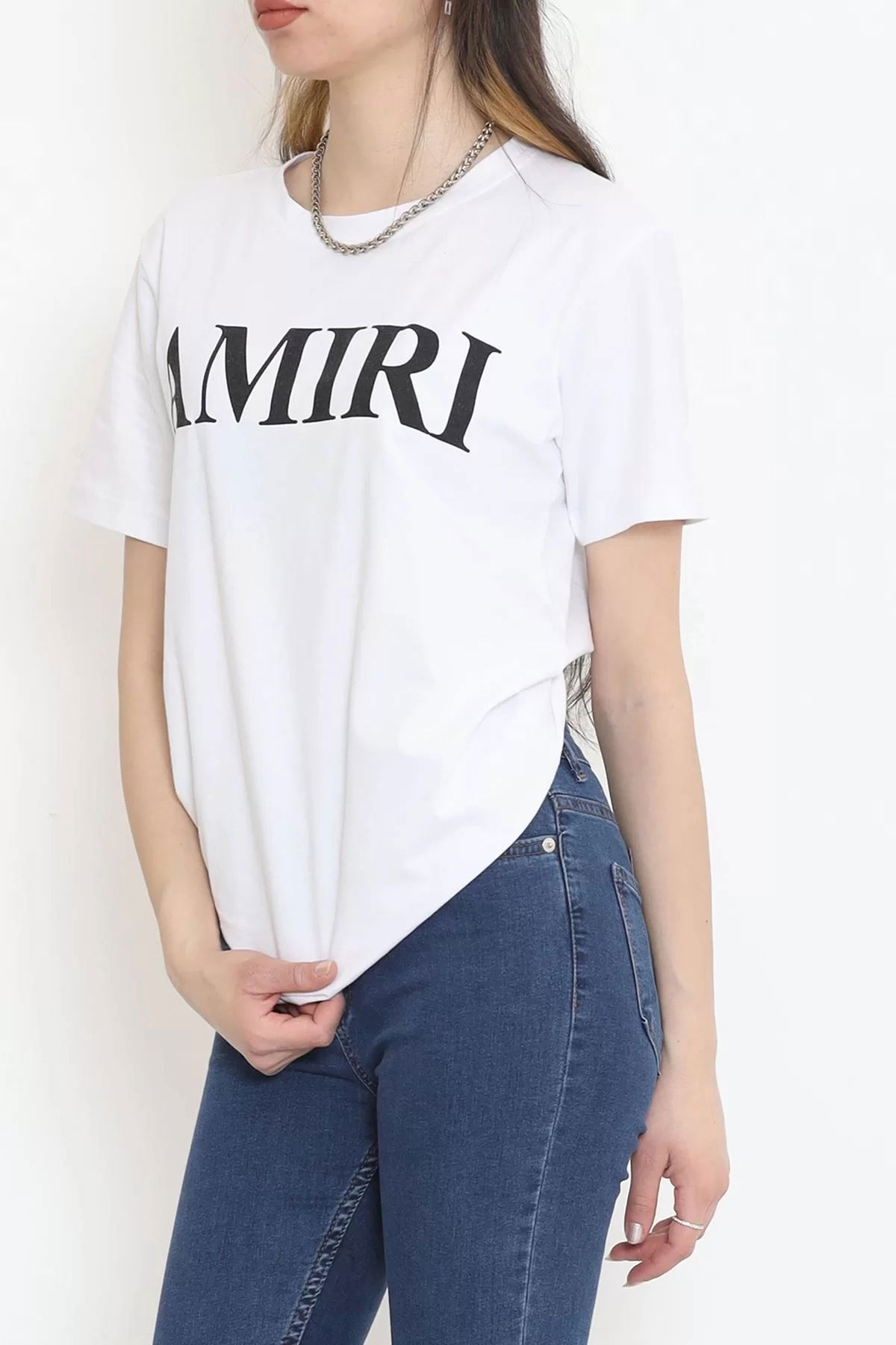 Printed Oversize T-shirt White - 17375.1778.