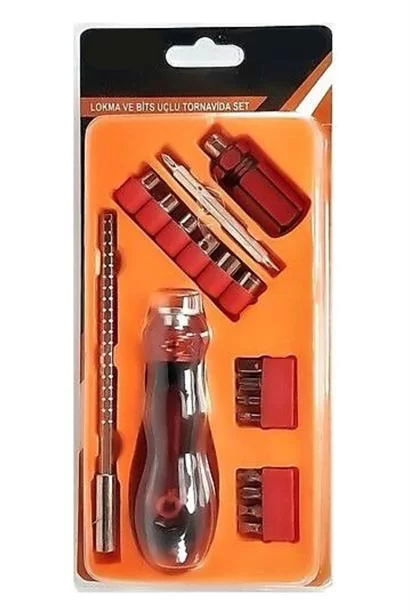 Tufeyo 18 Piece Repair Repair Repair Socket Set Screwdriver Set Repair Repair Kit