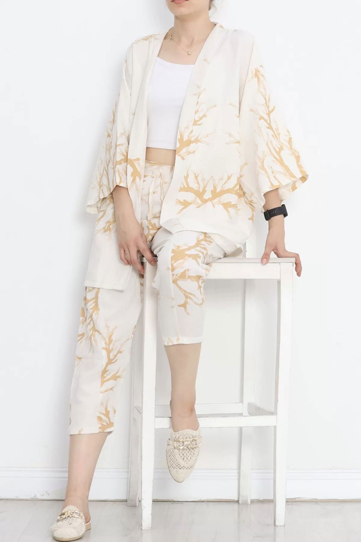 Kimono Set Whitebeige - 152342.701.